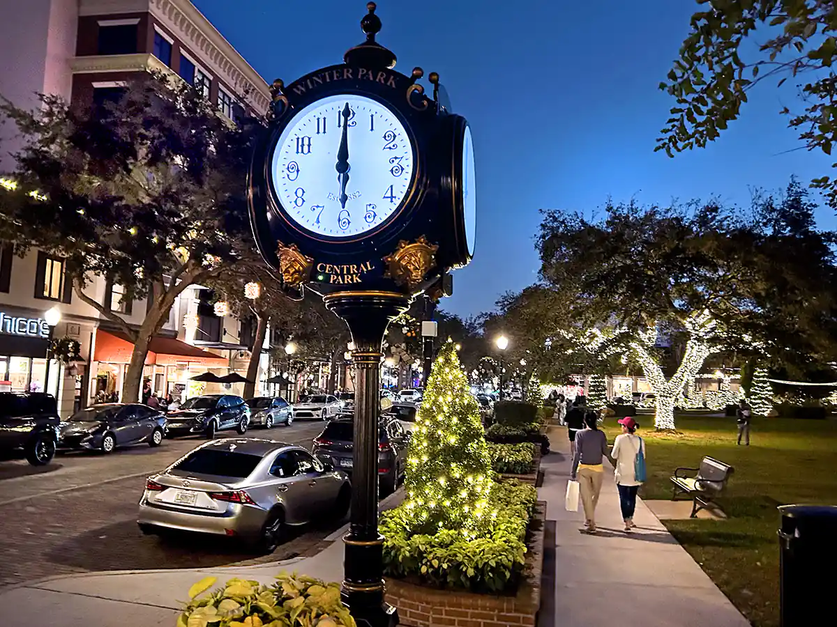 Park Avenue in Winter Park, Florida